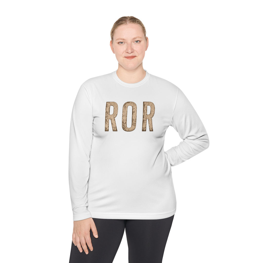 Rivers of Revival Long Sleeve Tee — "ROR" Lion Graphic with Isaiah 44:3
