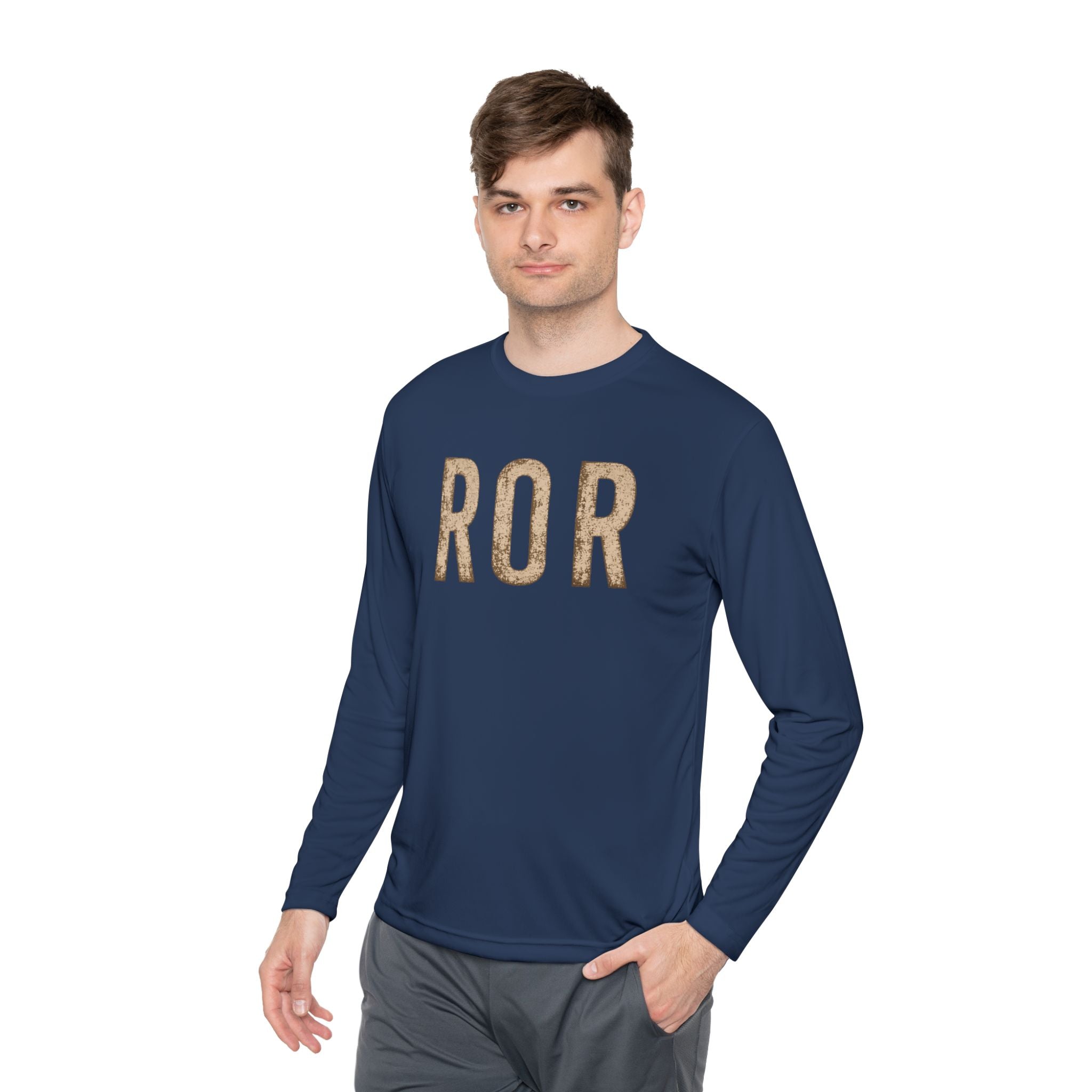 Rivers of Revival Long Sleeve Tee — "ROR" Lion Graphic with Isaiah 44:3