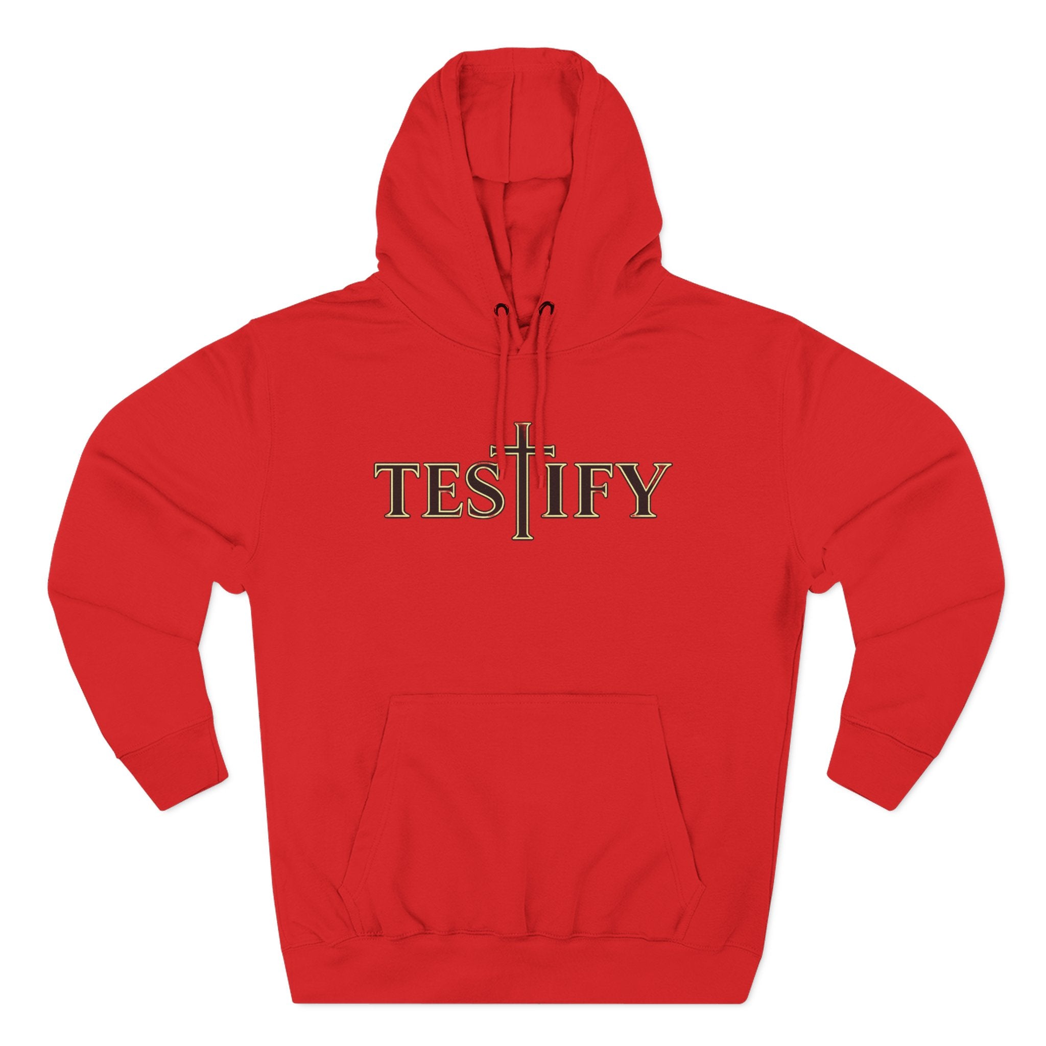 Rivers of Revial - TESTIFY - Three-Panel Fleece Hoodie