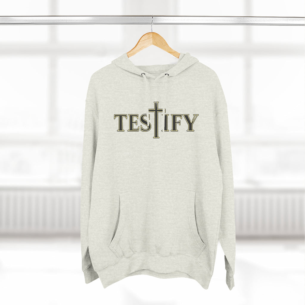 Rivers of Revial - TESTIFY - Three-Panel Fleece Hoodie