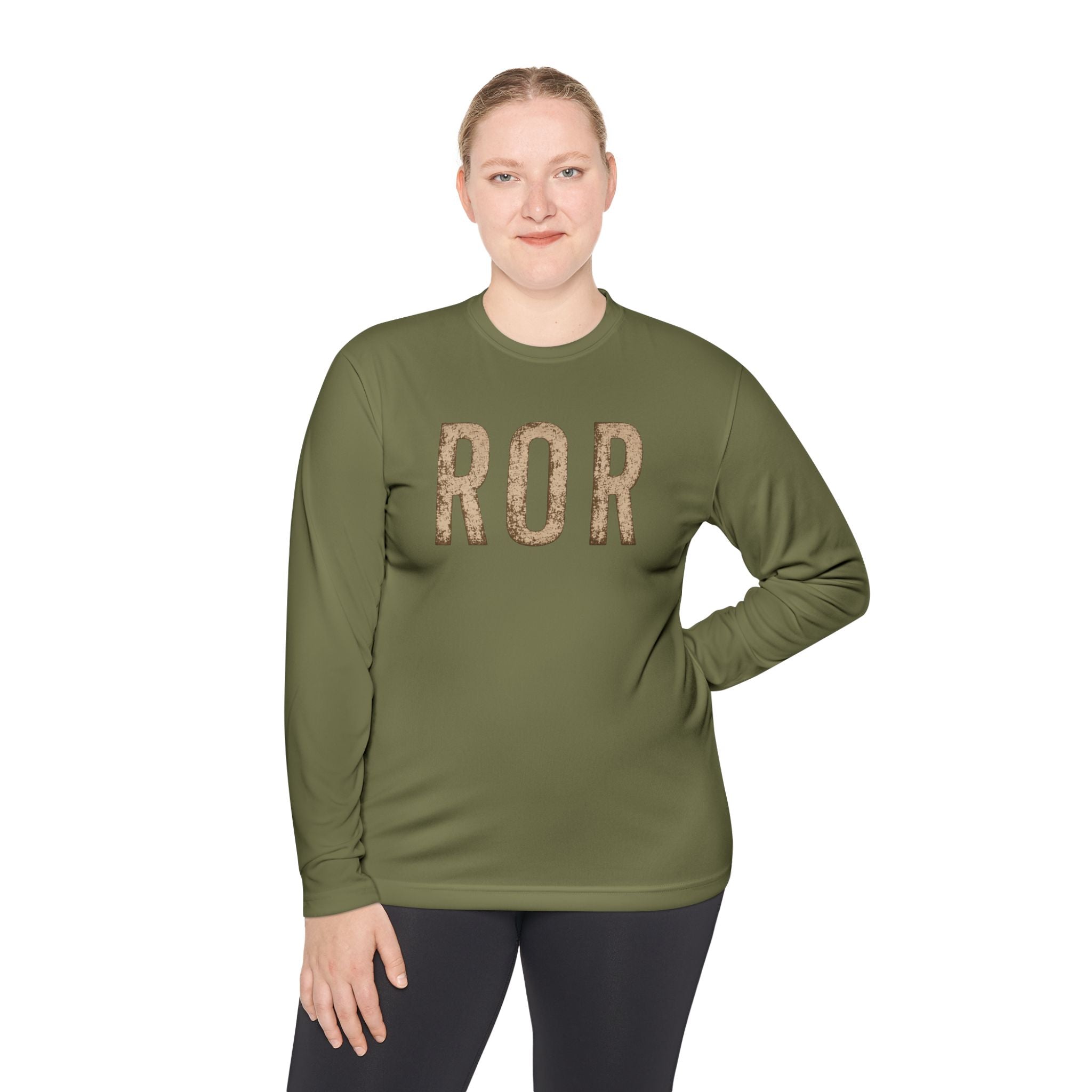Rivers of Revival Long Sleeve Tee — "ROR" Lion Graphic with Isaiah 44:3