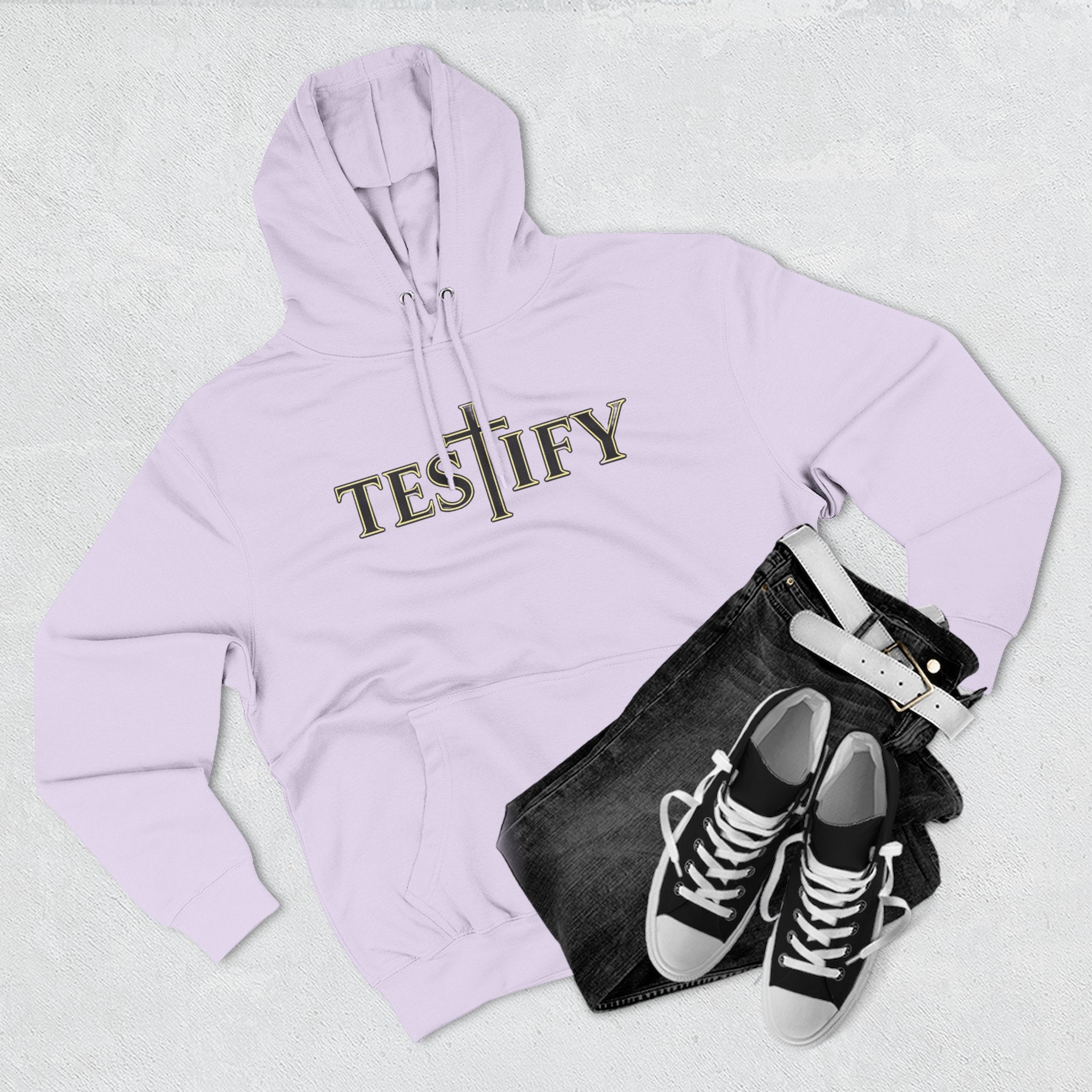 Rivers of Revial - TESTIFY - Three-Panel Fleece Hoodie