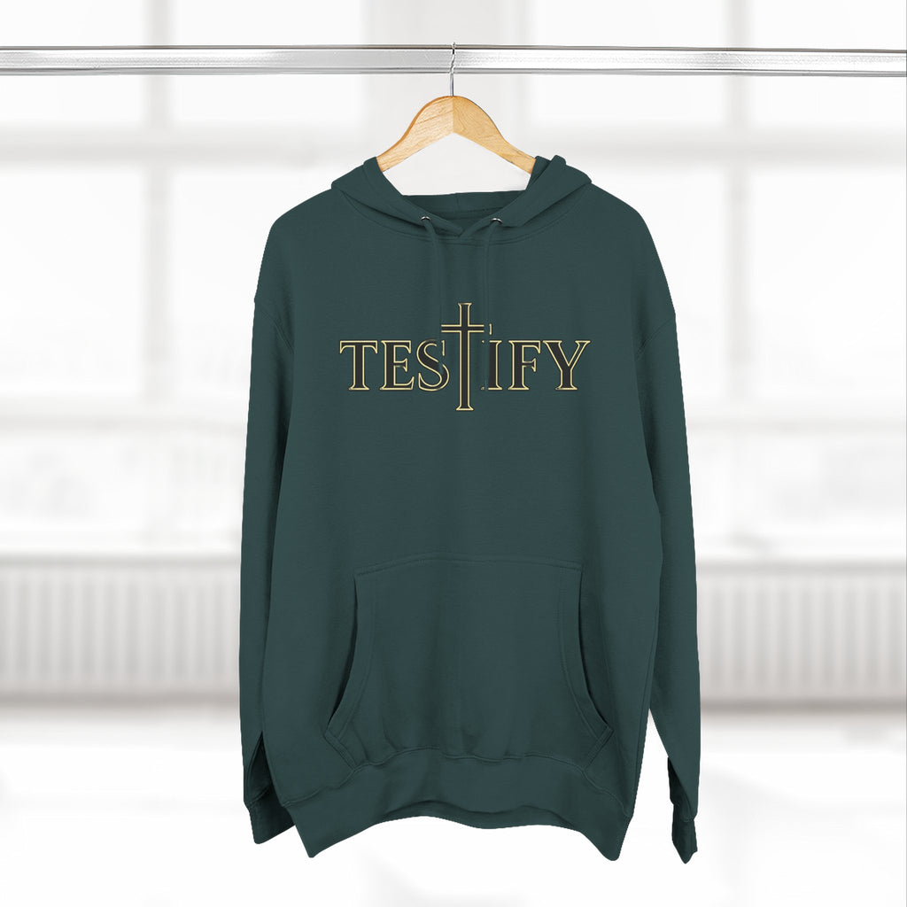 Rivers of Revial - TESTIFY - Three-Panel Fleece Hoodie