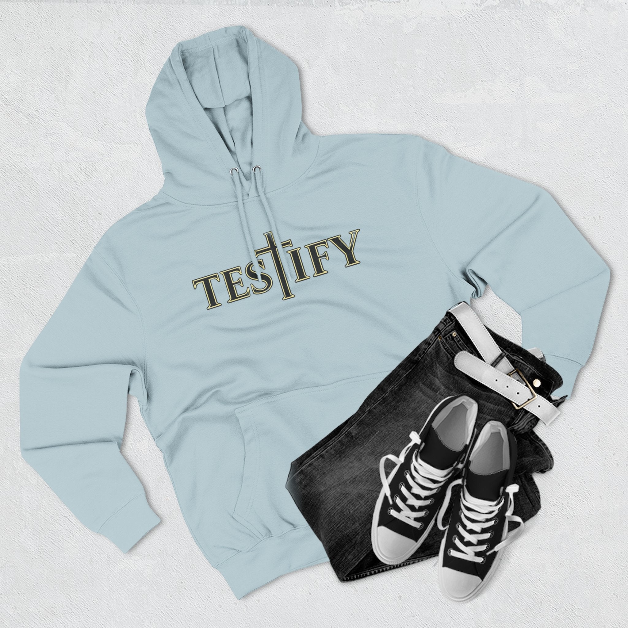Rivers of Revial - TESTIFY - Three-Panel Fleece Hoodie