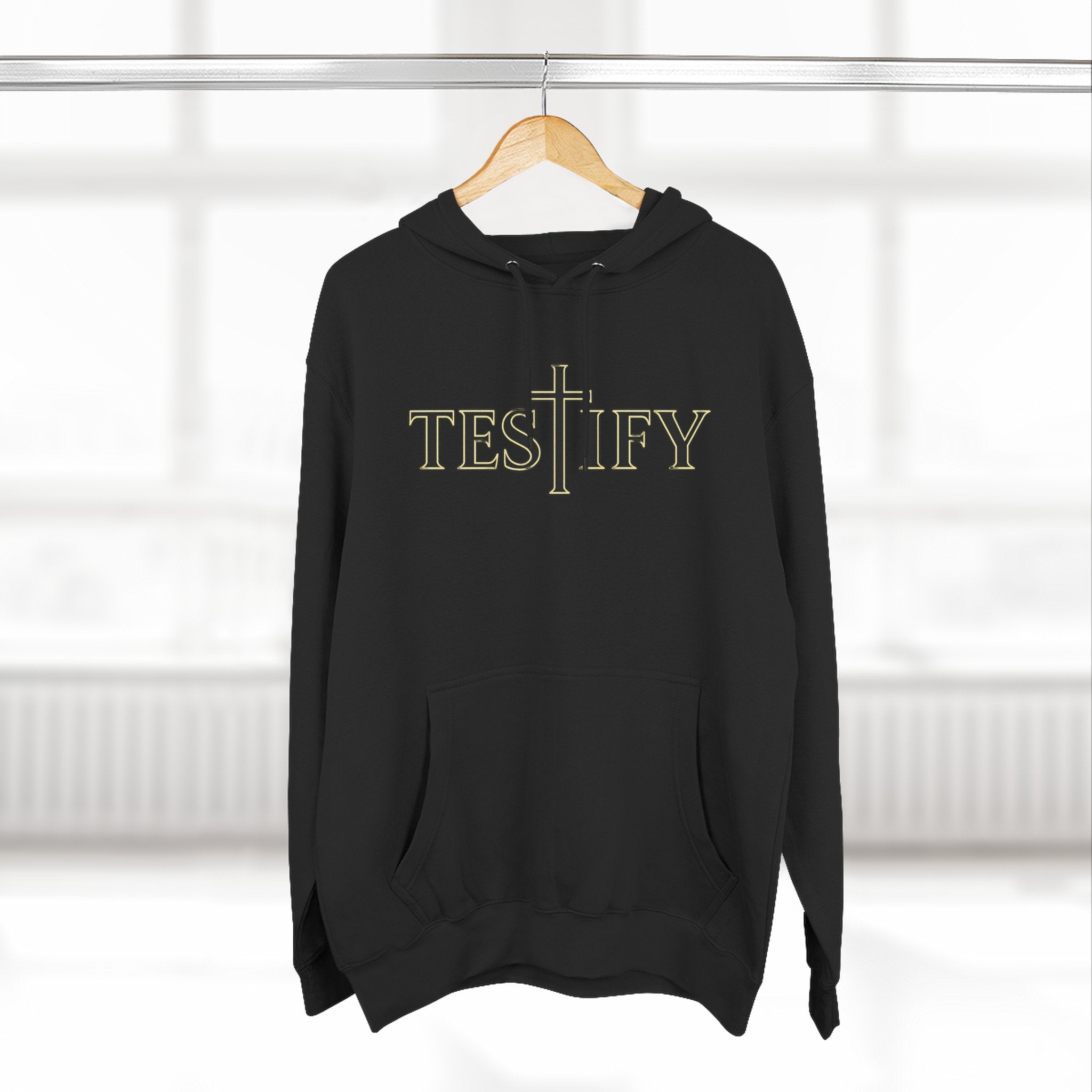 Rivers of Revial - TESTIFY - Three-Panel Fleece Hoodie
