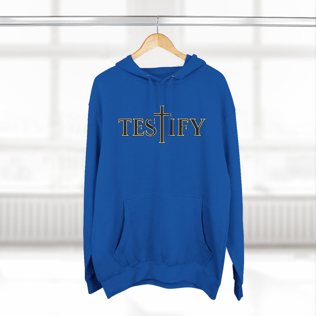 Rivers of Revial - TESTIFY - Three-Panel Fleece Hoodie
