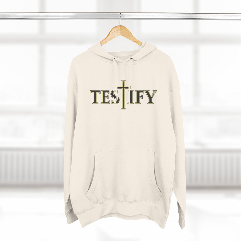 Rivers of Revial - TESTIFY - Three-Panel Fleece Hoodie
