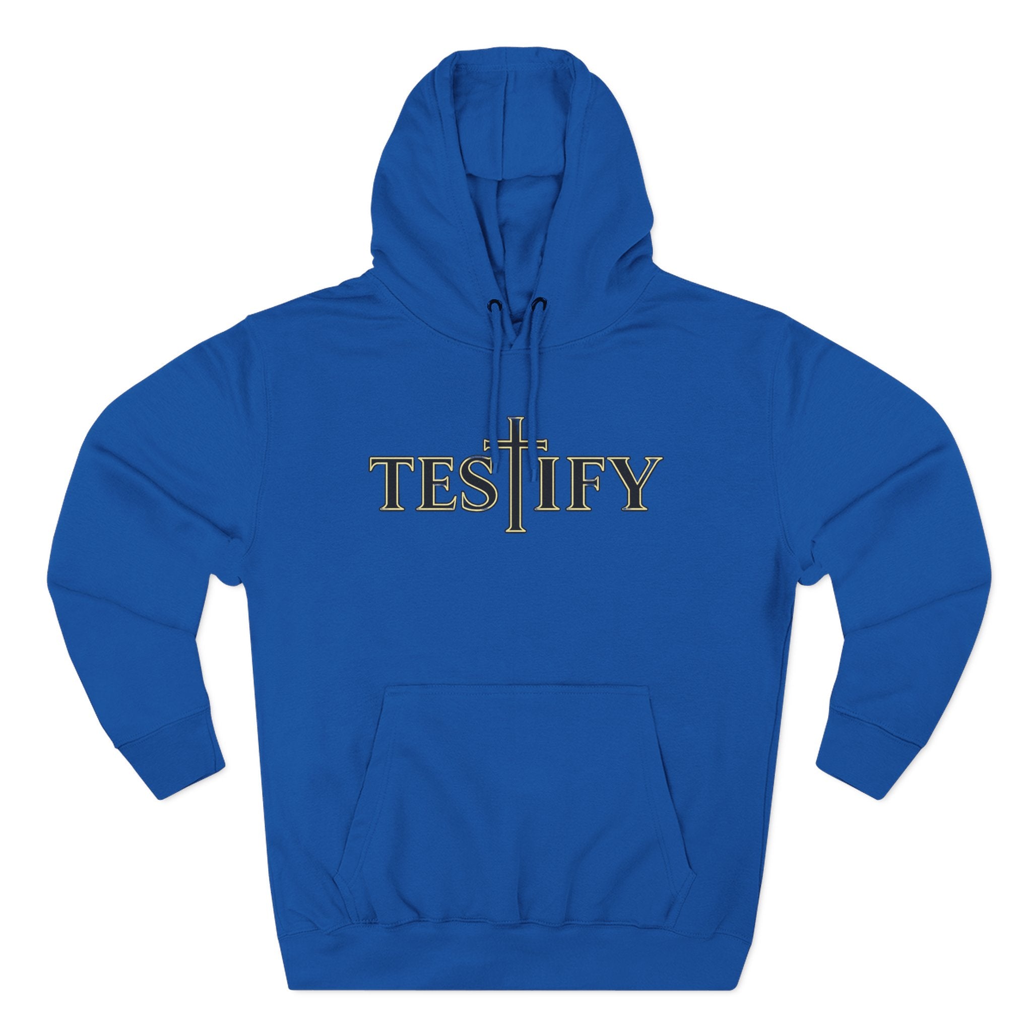 Rivers of Revial - TESTIFY - Three-Panel Fleece Hoodie