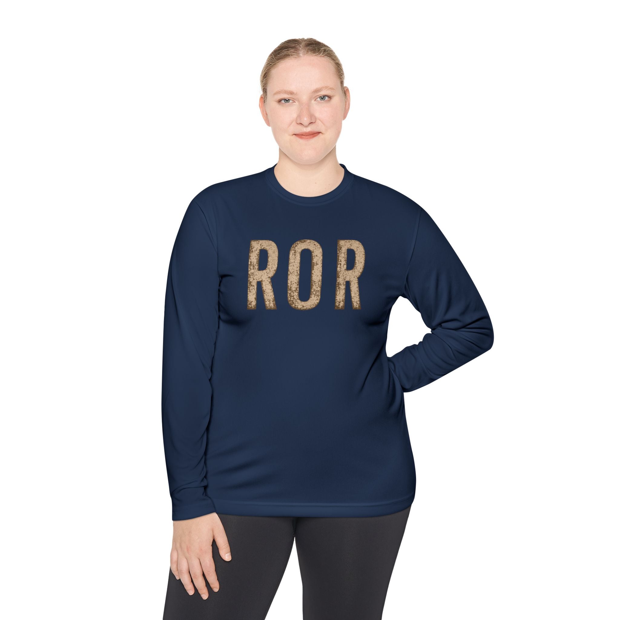 Rivers of Revival Long Sleeve Tee — "ROR" Lion Graphic with Isaiah 44:3