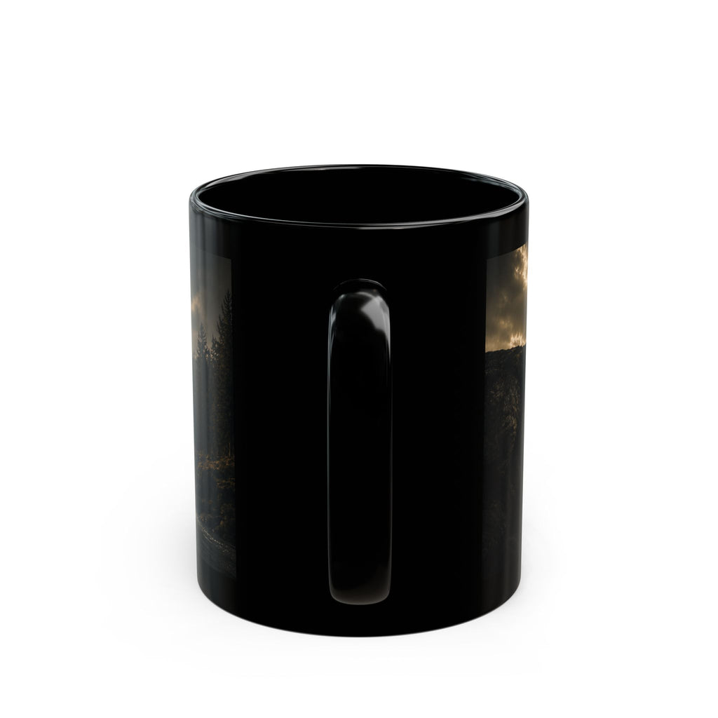 Rivers of Revival™ Black Ceramic Mug (11 oz)