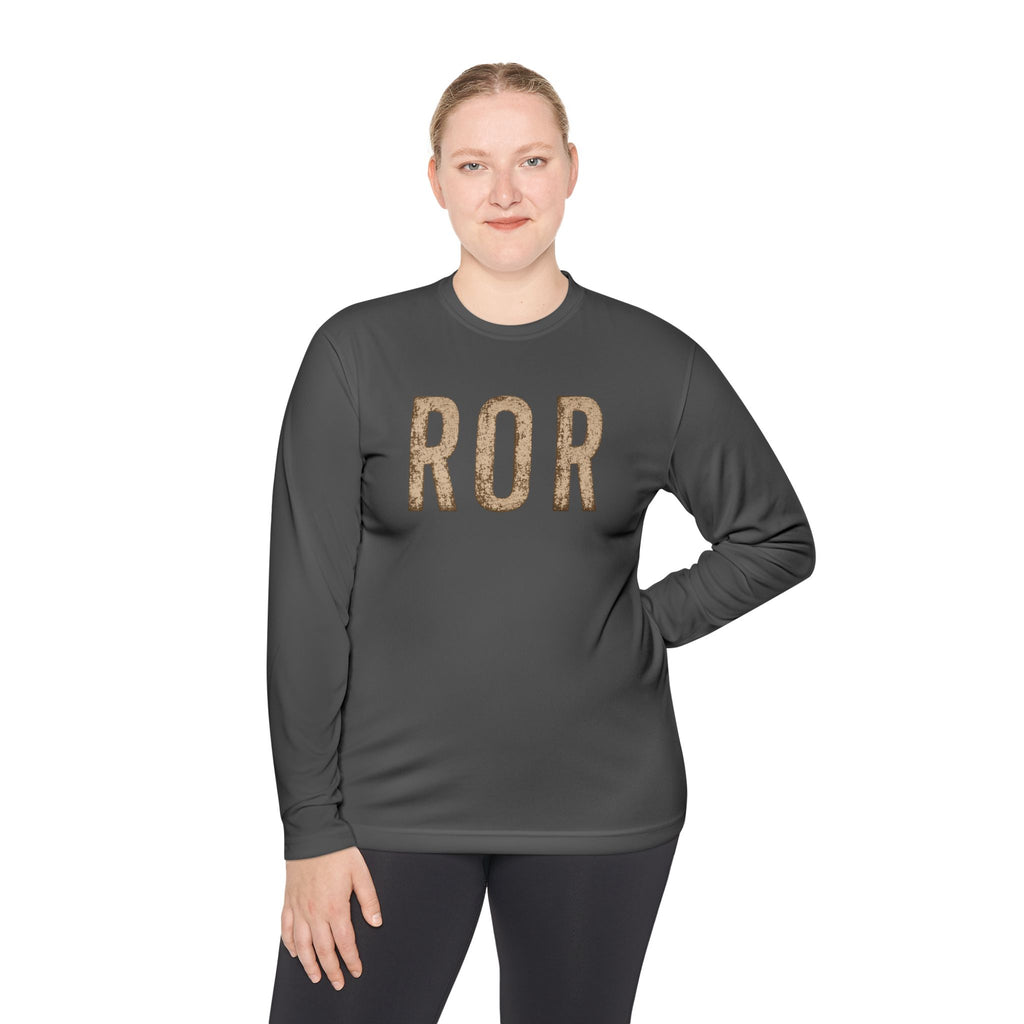 Rivers of Revival Long Sleeve Tee — "ROR" Lion Graphic with Isaiah 44:3