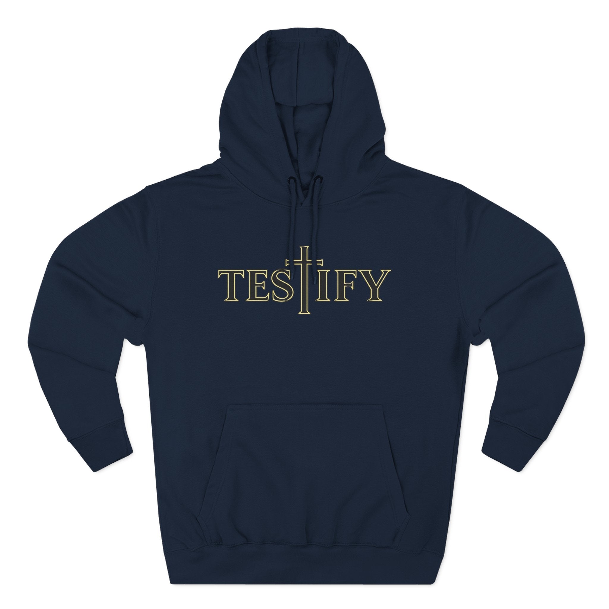 Rivers of Revial - TESTIFY - Three-Panel Fleece Hoodie