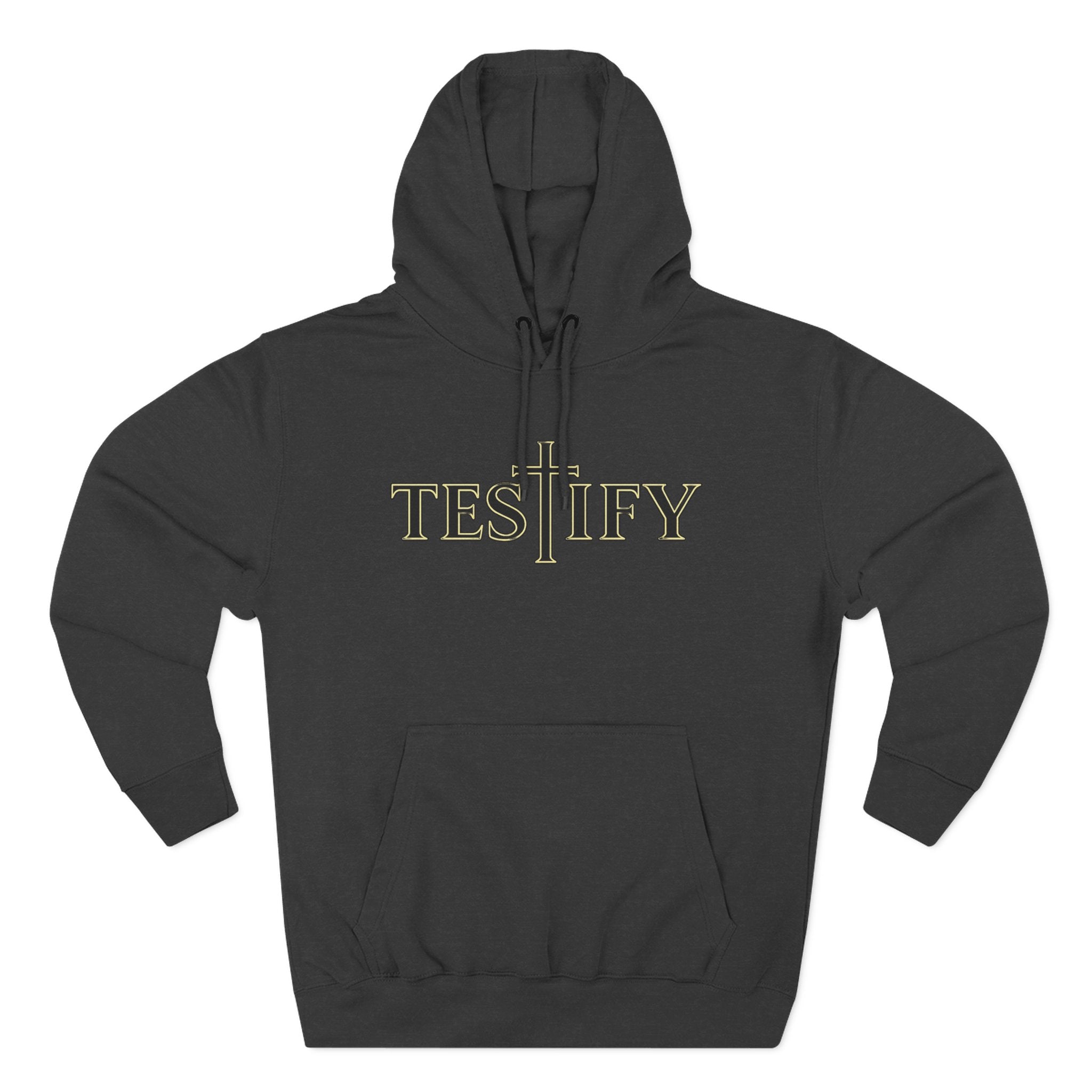 Rivers of Revial - TESTIFY - Three-Panel Fleece Hoodie