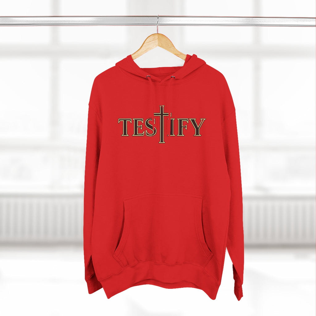 Rivers of Revial - TESTIFY - Three-Panel Fleece Hoodie