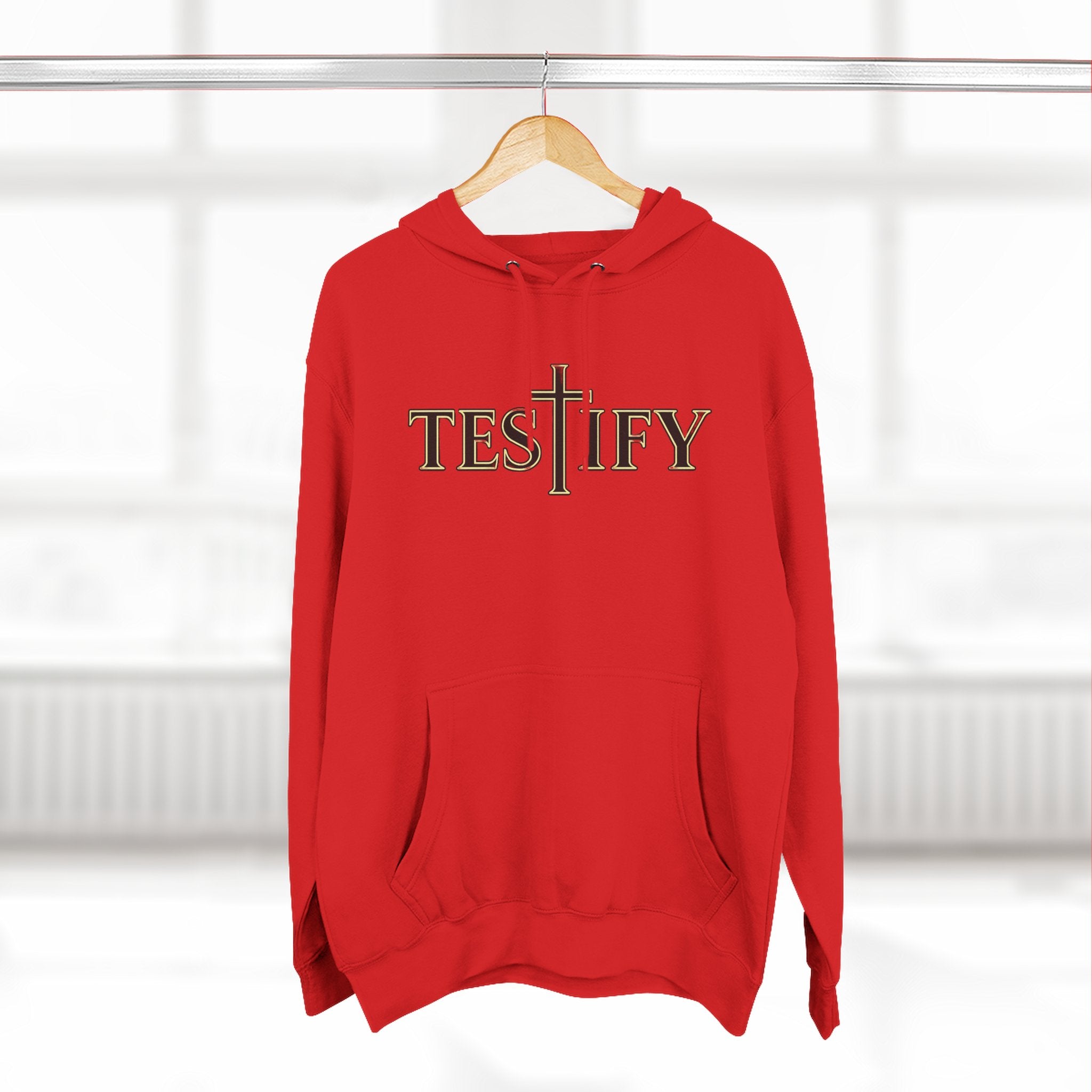 Rivers of Revial - TESTIFY - Three-Panel Fleece Hoodie