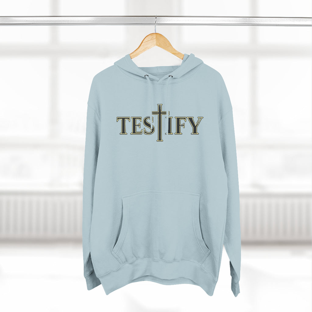 Rivers of Revial - TESTIFY - Three-Panel Fleece Hoodie
