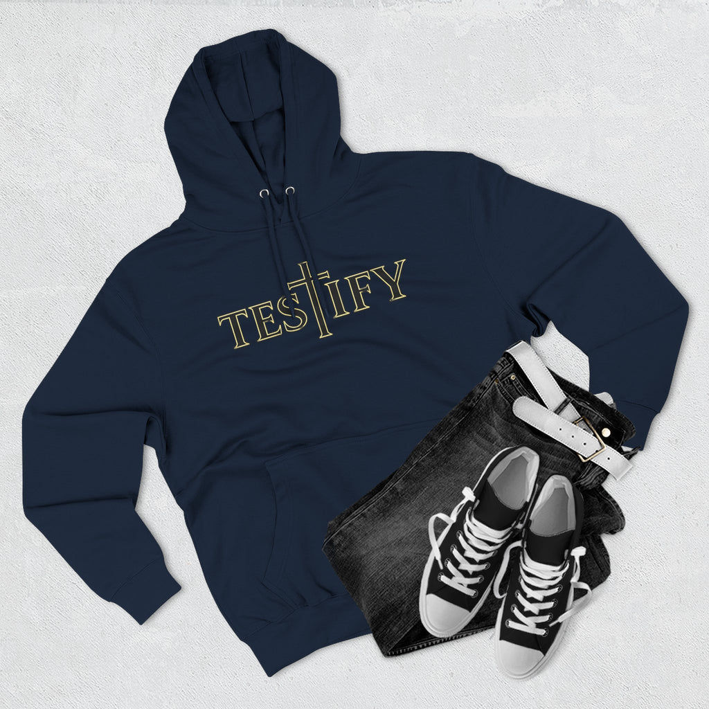Rivers of Revial - TESTIFY - Three-Panel Fleece Hoodie