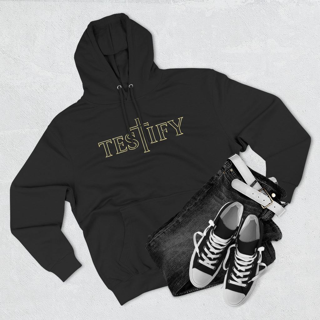 Rivers of Revial - TESTIFY - Three-Panel Fleece Hoodie