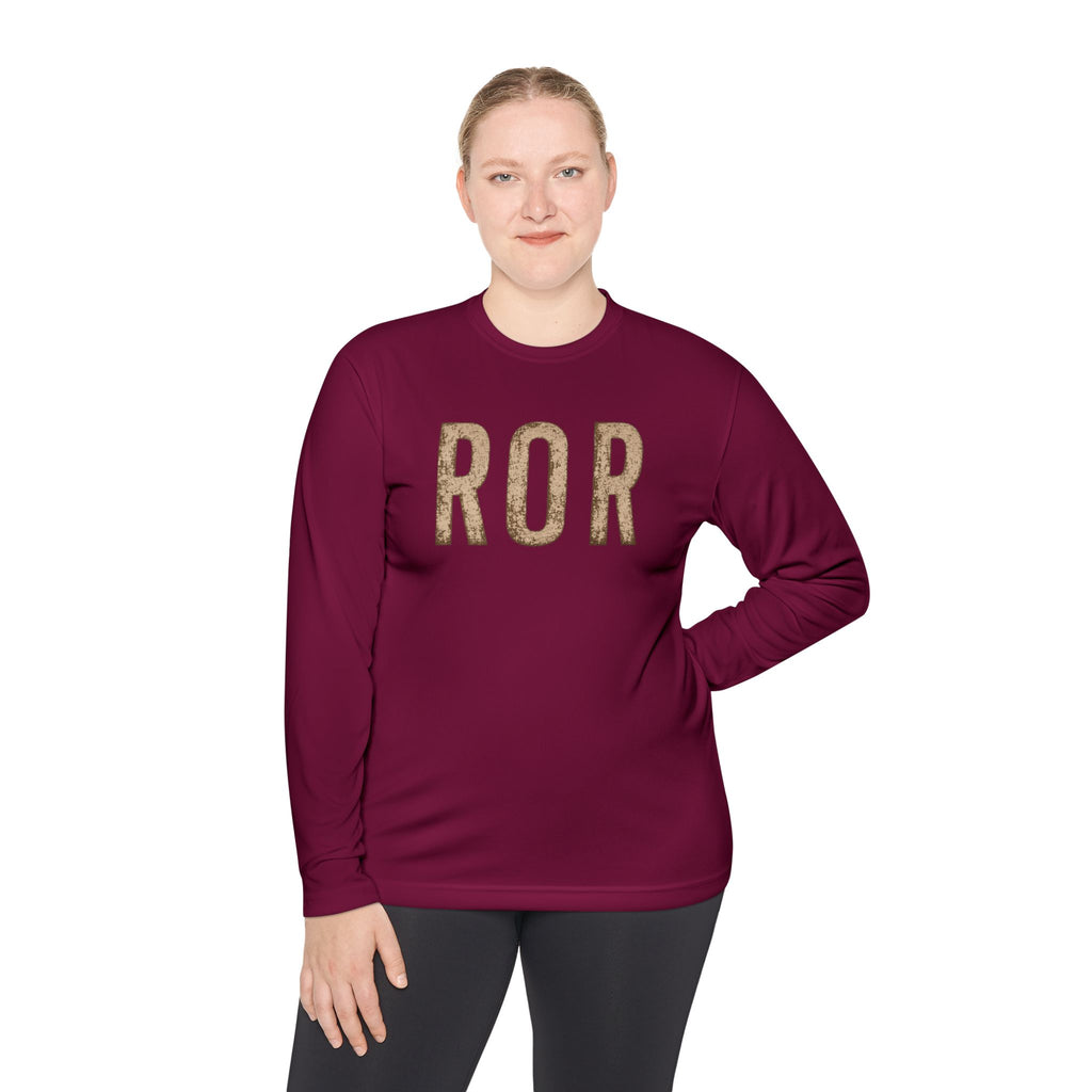 Rivers of Revival Long Sleeve Tee — "ROR" Lion Graphic with Isaiah 44:3