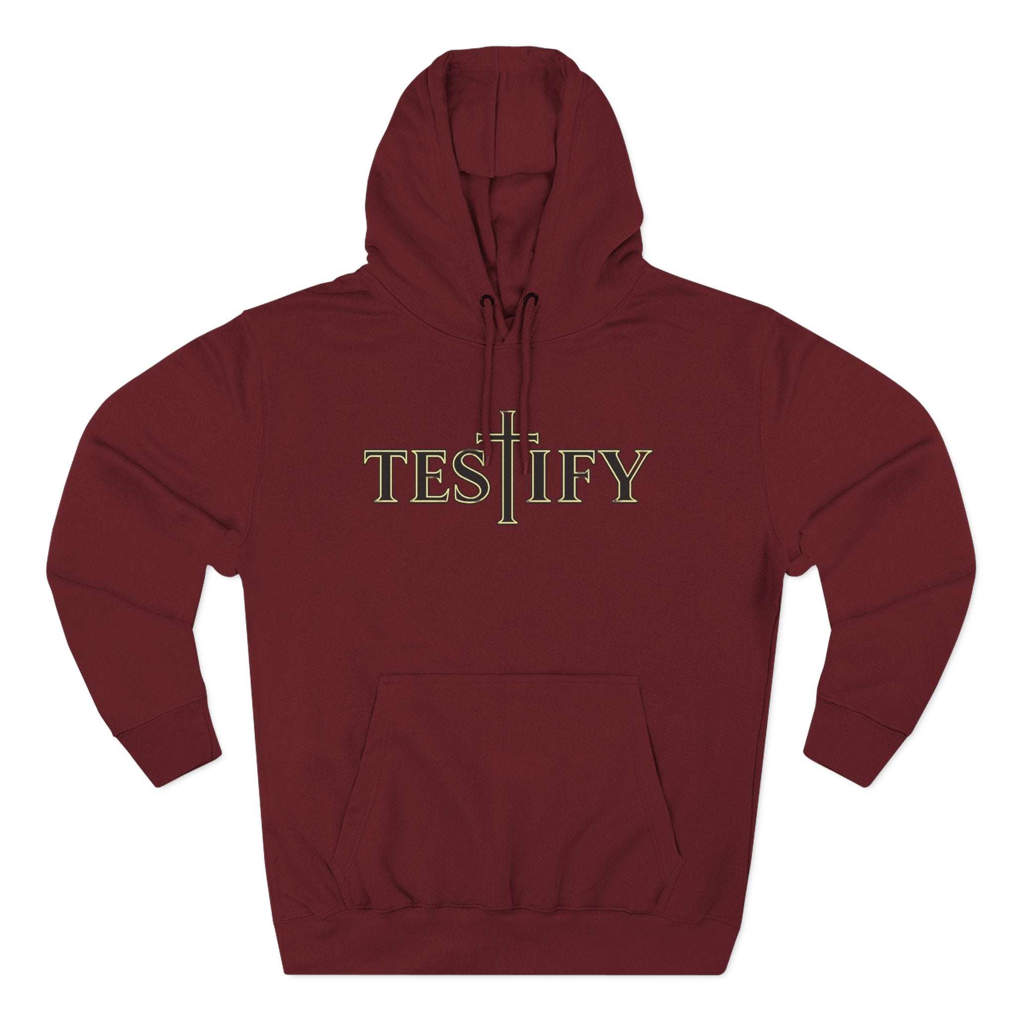 Rivers of Revial - TESTIFY - Three-Panel Fleece Hoodie