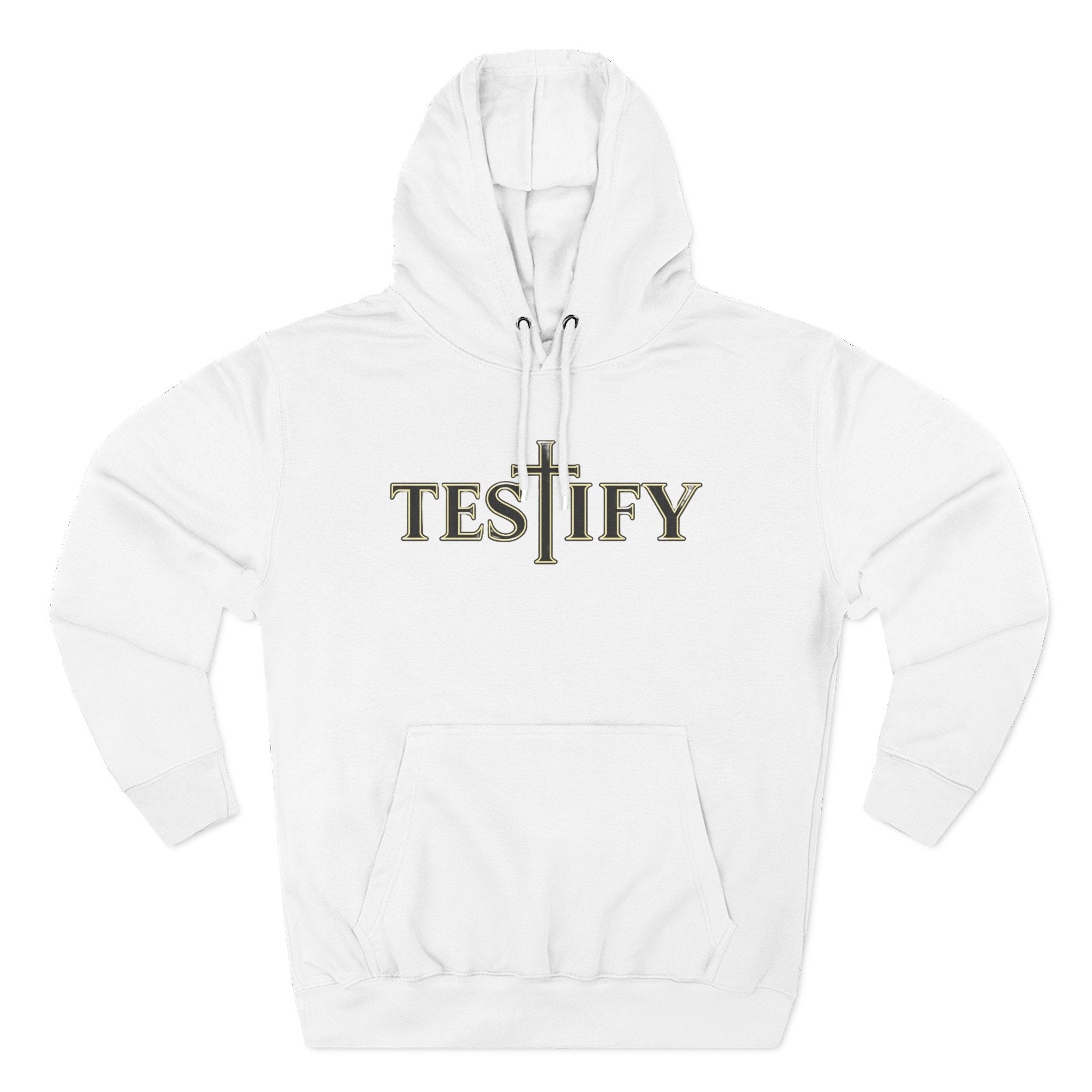 Rivers of Revial - TESTIFY - Three-Panel Fleece Hoodie