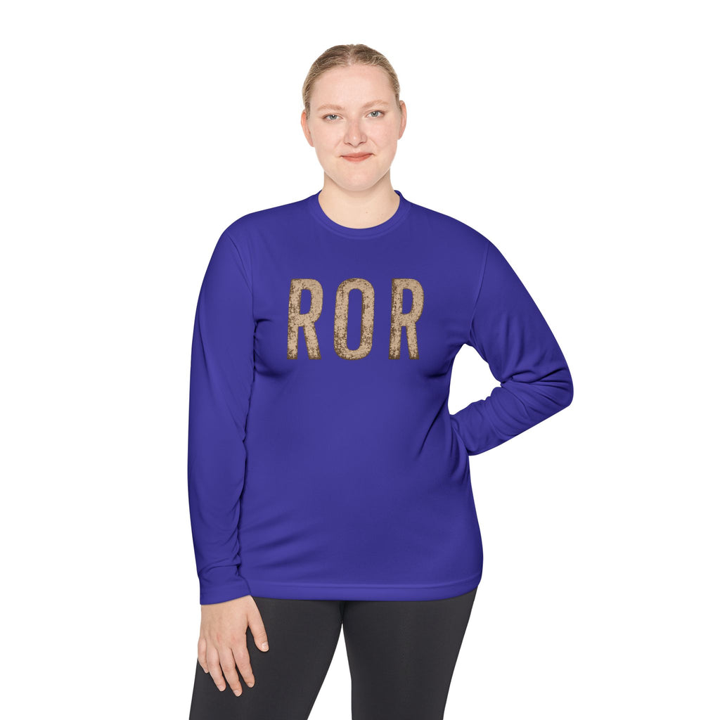 Rivers of Revival Long Sleeve Tee — "ROR" Lion Graphic with Isaiah 44:3