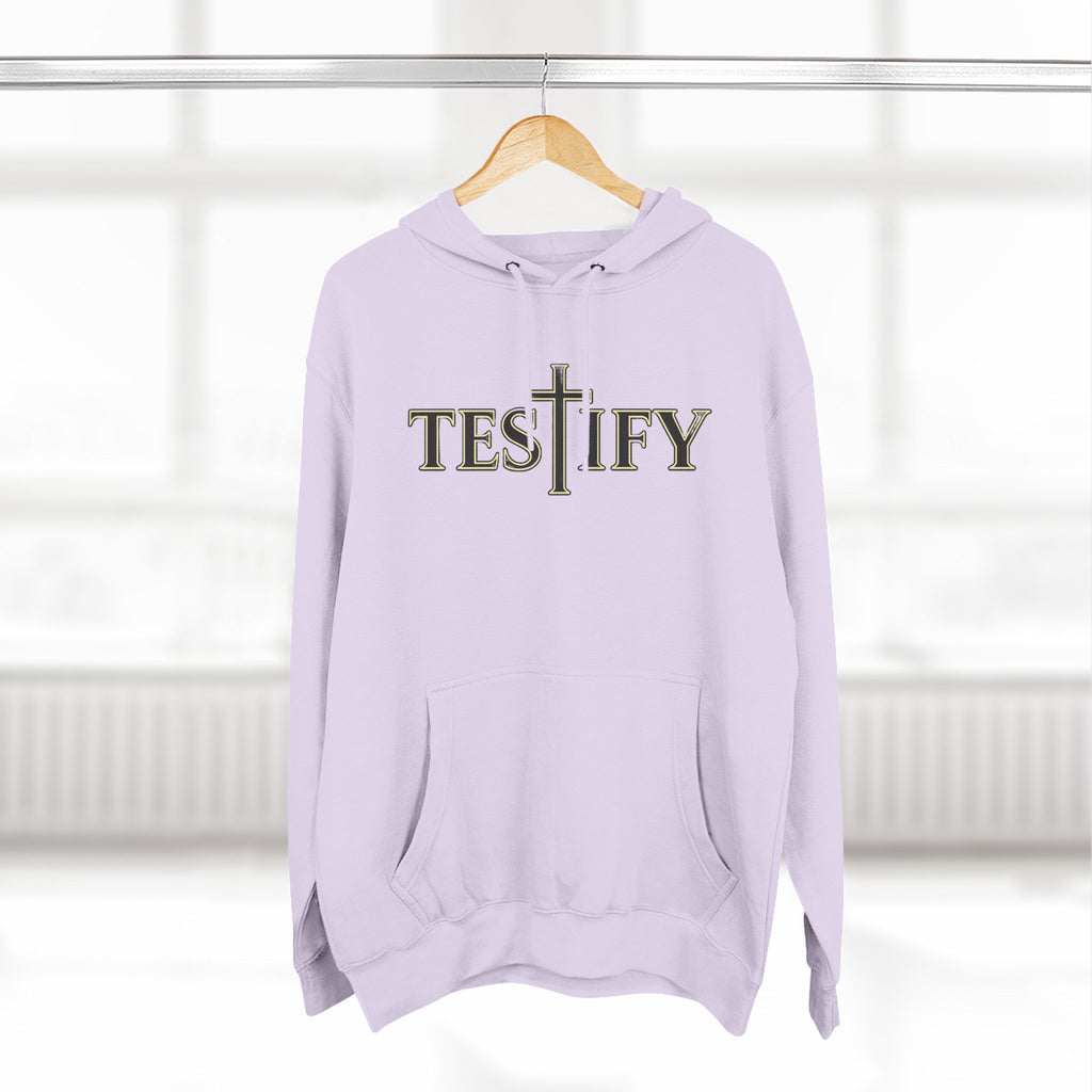 Rivers of Revial - TESTIFY - Three-Panel Fleece Hoodie