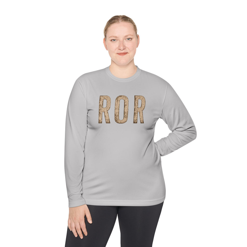 Rivers of Revival Long Sleeve Tee — "ROR" Lion Graphic with Isaiah 44:3