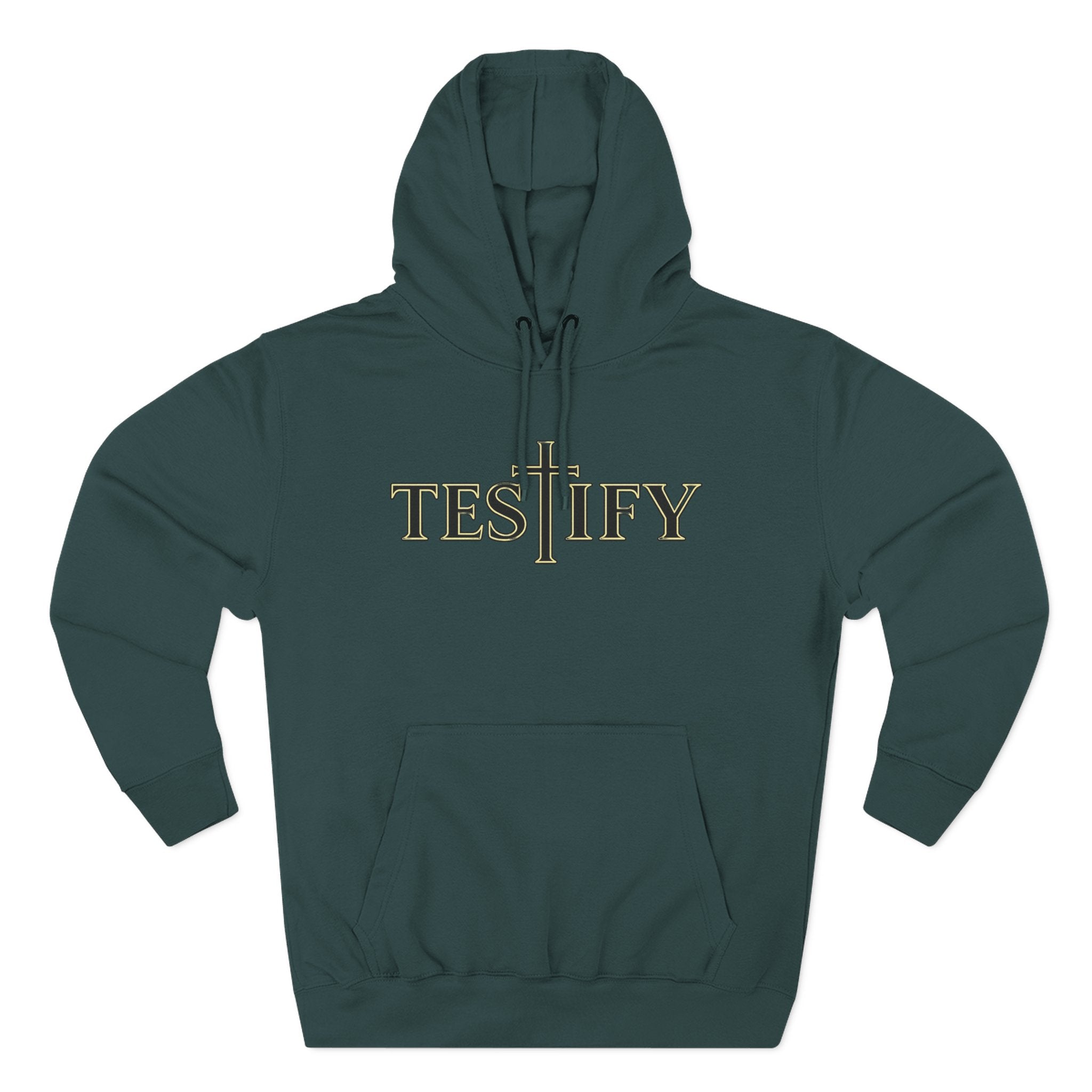 Rivers of Revial - TESTIFY - Three-Panel Fleece Hoodie